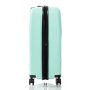 Средний чемодан V&amp;V Travel TIFFANY на 85/97 л весом 3,2 кг из полипропилена Голубой