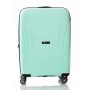Средний чемодан V&amp;V Travel TIFFANY на 85/97 л весом 3,2 кг из полипропилена Голубой