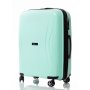 Средний чемодан V&amp;V Travel TIFFANY на 85/97 л весом 3,2 кг из полипропилена Голубой
