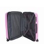 Средний чемодан V&amp;V Travel TIFFANY на 85/97 л весом 3,2 кг из полипропилена Розовый