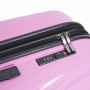 Средний чемодан V&amp;V Travel TIFFANY на 85/97 л весом 3,2 кг из полипропилена Розовый