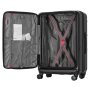 Середня валіза Wenger Amplix Hardside – 78/90 л, 4,65 кг Чорна