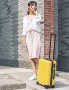 Средний чемодан Xiaomi Ninetygo Business Travel на 65 л из поликарбоната Желтый