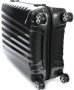 Средний элитный чемодан из поликарбоната и кожи 71 л Roncato Uno Zip Delux Limited Edition, карбон