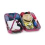 Средний колесный чемодан из пластика Sumdex La Finch, 65/70 л. синий