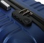 Средний пластиковый чемодан 64 л Vip Collection Nevada 24 Blue