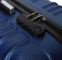 Средний пластиковый чемодан 64 л Vip Collection Nevada 24 Blue