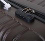 Средний пластиковый чемодан 64 л Vip Collection Nevada 24 Coffee