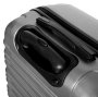Средний пластиковый чемодан 64 л Vip Collection Nevada 24 Silver