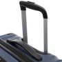 Средний пластиковый чемодан на 4-х колесах 70 л Travelite City, темно-синий