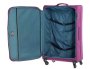 Средний тканевый чемодан 4-х колесный 69/80 л March Flybird, фиолетовый