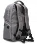 Стильный бизнес рюкзак для ноутбука диагональю 15.6" Roncato Overline, серебро