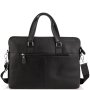 Сумка для ноутбука із натуральної шкіри Tiding Bag Чорна