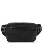 Сумка на пояс із натуральної шкіри Tiding Bag Чорна