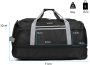 Сумка на трьох колесах TravelZ Wheelbag Doubleloader з розширенням на 80/95 л Чорна