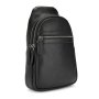 Сумка-слинг из натуральной кожи Tiding Bag Черная
