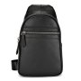 Сумка-слинг из натуральной кожи Tiding Bag Черная