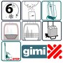 Сумка-тележка Gimi Family Thermo 45 Beig