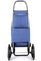 Сумка-візок Rolser I-Max Tweed на 6-ти колесах Блакитна
