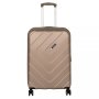 Travelite KALISTO 70/80 л чемодан из поликарбоната на 4 колесах шампань