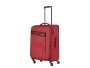 Travelite Kite 67/77 л чемодан из полиэстера на 4 колесах красный