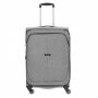 Travelite Nida Anthracite 98/112 л чемодан из полиэстера на 4 колесах серый