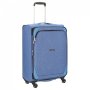 Travelite Nida Blue 70/80 л валіза з поліестеру на 4 колесах синя