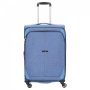 Travelite Nida Blue 70/80 л валіза з поліестеру на 4 колесах синя