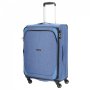Travelite Nida Blue 70/80 л валіза з поліестеру на 4 колесах синя