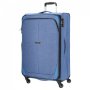 Travelite Nida Blue 98/112 л чемодан из полиэстера на 4 колесах синий