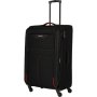 Travelite SUNNY BAY 86/98 л чемодан из полиэстера на 4 колесах черный