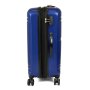 Travelite Yamba 61/77 л чемодан из ABS пластика на 4 колесах синий