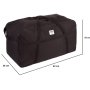 TravelZ Bag 135 Black 135 л сумка дорожня з поліестеру чорна