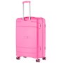 TravelZ Big Bars (L) Pink 106 л чемодан из полипропилена на 4 колесах розовый