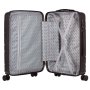 TravelZ Big Bars (M) Black 63 л чемодан из полипропилена на 4 колесах черный