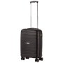 TravelZ Big Bars (S) Black 35 л чемодан из полипропилена на 4 колесах черный