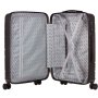 TravelZ Big Bars (S) Black 35 л чемодан из полипропилена на 4 колесах черный