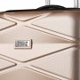 TravelZ Diamond (S) Champagne 32 л чемодан из пластика на 4 колесах шампань