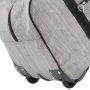 TravelZ Hipster 51 Grey 51 л сумка дорожная на колесах из полиэстера серая