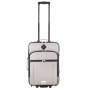 TravelZ Hipster (S) Grey 38 л чемодан из полиэстера на 2 колесах серый