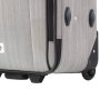 TravelZ Hipster (S) Grey 38 л чемодан из полиэстера на 2 колесах серый