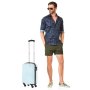 TravelZ Horizon (S) Baby Blue 35 л валіза із пластику на 4 колесах світло-блакитна