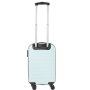 TravelZ Horizon (S) Baby Blue 35 л валіза із пластику на 4 колесах світло-блакитна