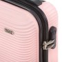 TravelZ Horizon (S) Baby Pink 35 л валіза із пластику на 4 колесах світло-рожева