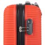TravelZ Horizon (S) Fiesta Orange 35 л чемодан из пластика на 4 колесах оранжевый