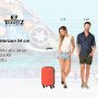 TravelZ Horizon (S) Fiesta Orange 35 л чемодан из пластика на 4 колесах оранжевый