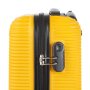 TravelZ Horizon (S) Ocher 35 л чемодан из пластика на 4 колесах желтый