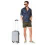 TravelZ Horizon (S) Silver 35 л валіза із пластику на 4 колесах срібляста