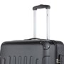 TravelZ Light (L) Black 76 л чемодан из пластика на 4 колесах черный