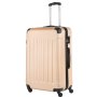 TravelZ Light (L) Champagne 76 л чемодан из пластика на 4 колесах шампань